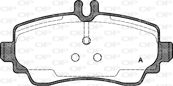 Brake Pad Set, disc brake (BPA0650.00)