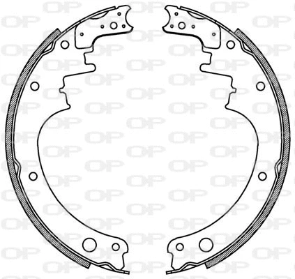 Brake Shoe Set (BSA2072.00)
