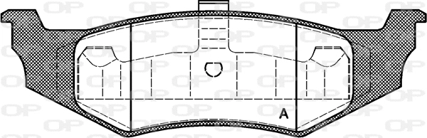 Brake Pad Set, disc brake (BPA0482.40)