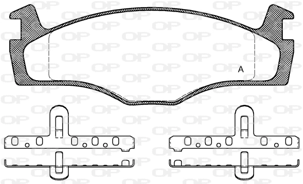 Brake Pad Set, disc brake (BPA0171.10)