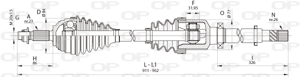 Drive Shaft (DRS6401.00)