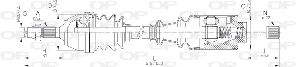 Drive Shaft (DRS6000.00)