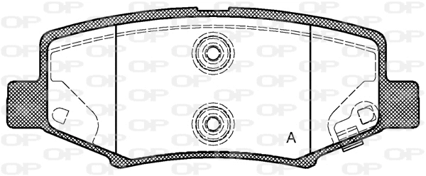 Brake Pad Set, disc brake (BPA1264.02)