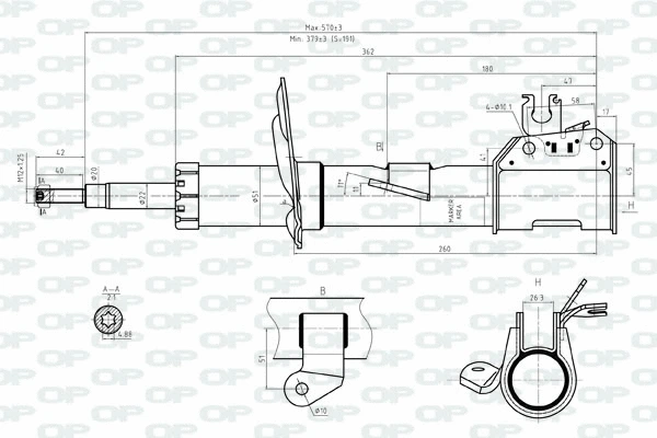Shock Absorber (SAB8053.31)