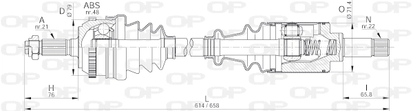 Drive Shaft (DRS6183.00)