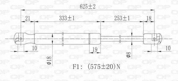 Gas Spring, boot/cargo area