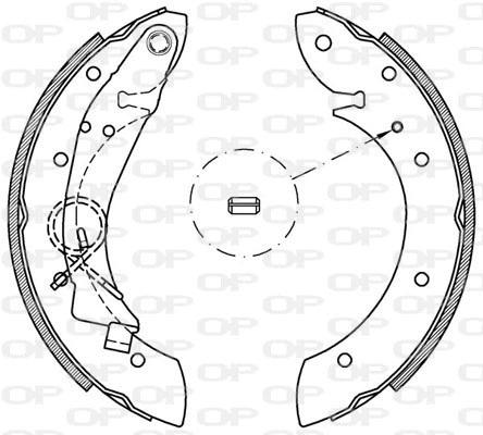 Brake Shoe Set (BSA2160.00)
