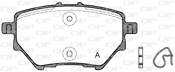 Brake Pad Set, disc brake (BPA1562.00)