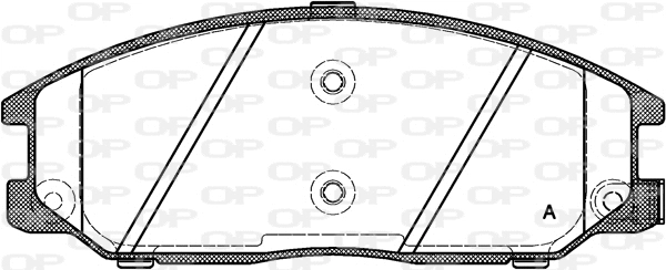 Brake Pad Set, disc brake (BPA0771.12)