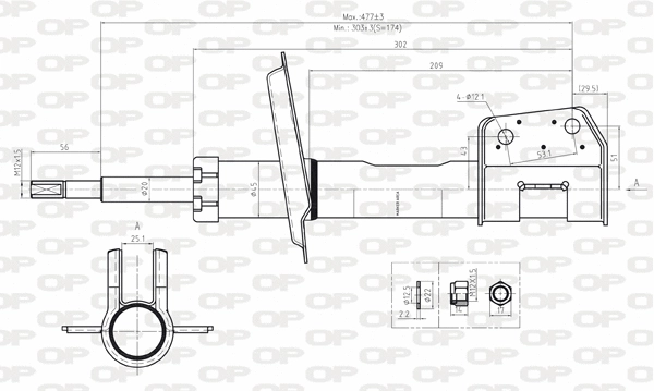 Shock Absorber (SAB8044.31)