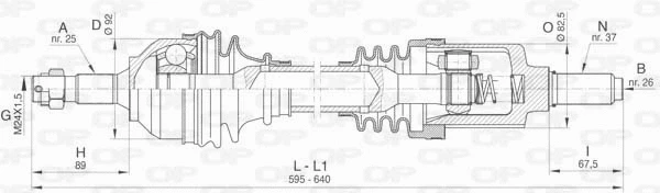 Drive Shaft (DRS6469.00)