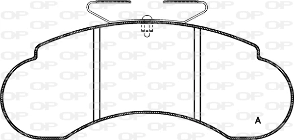 Brake Pad Set, disc brake (BPA0142.10)