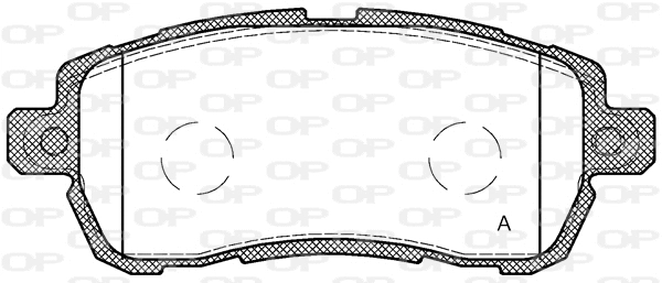 Brake Pad Set, disc brake (BPA1728.00)