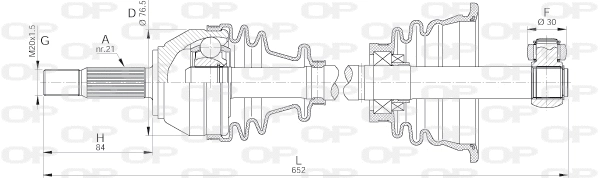 Drive Shaft (DRS6014.00)