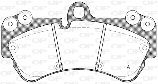 Brake Pad Set, disc brake (BPA0994.00)
