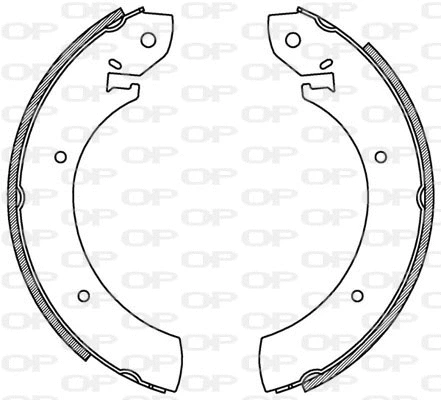 Brake Shoe Set (BSA2130.00)