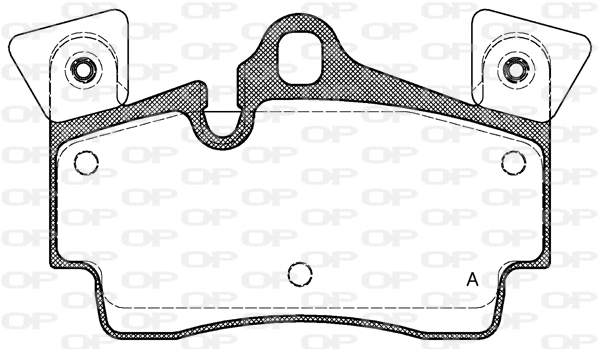 Brake Pad Set, disc brake (BPA0996.10)