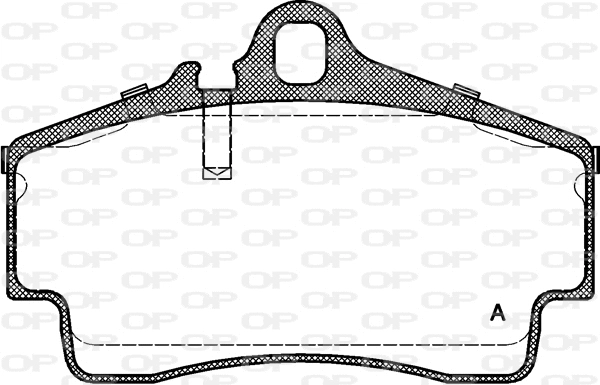 Brake Pad Set, disc brake (BPA0654.00)