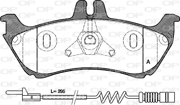 Brake Pad Set, disc brake (BPA0698.11)