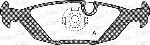 Brake Pad Set, disc brake (BPA0155.00)