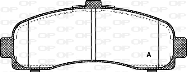 Brake Pad Set, disc brake (BPA0431.10)