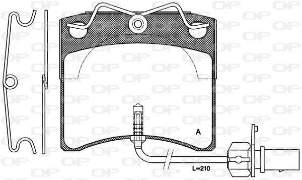 Brake Pad Set, disc brake (BPA0385.11)