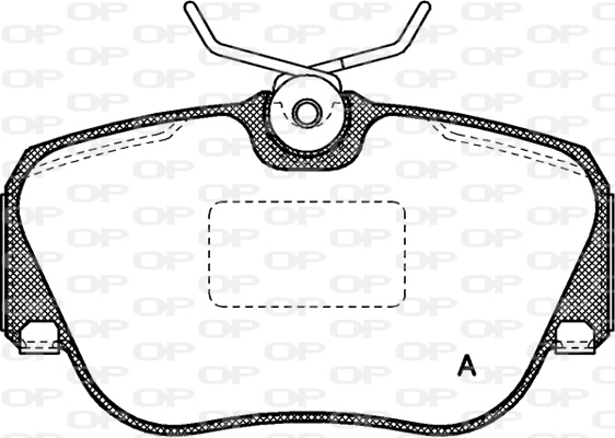 Brake Pad Set, disc brake (BPA0284.00)