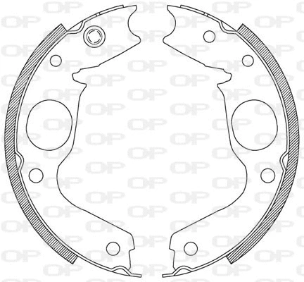 Brake Shoe Set (BSA2076.00)