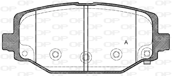 Brake Pad Set, disc brake (BPA1483.04)