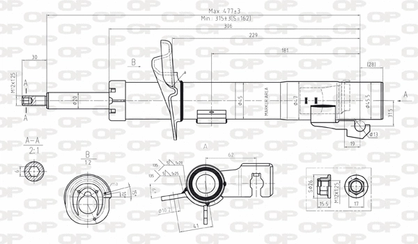 Shock Absorber (SAB8066.31)