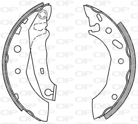 Brake Shoe Set (BSA2167.00)
