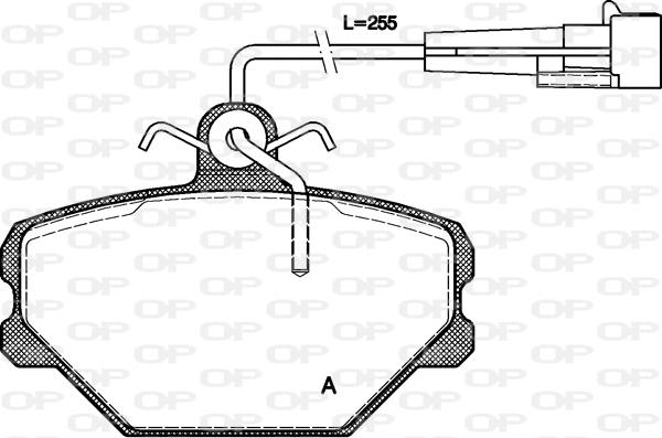 Brake Pad Set, disc brake (BPA0264.02)
