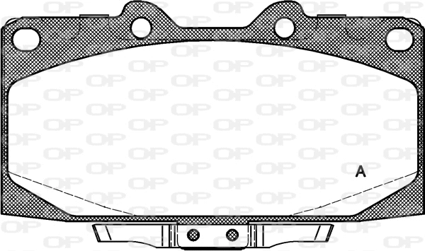 Brake Pad Set, disc brake (BPA0599.12)