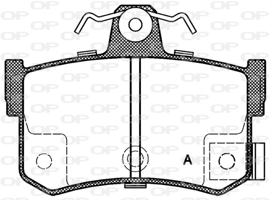 Brake Pad Set, disc brake (BPA0251.12)