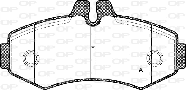 Brake Pad Set, disc brake (BPA0701.00)
