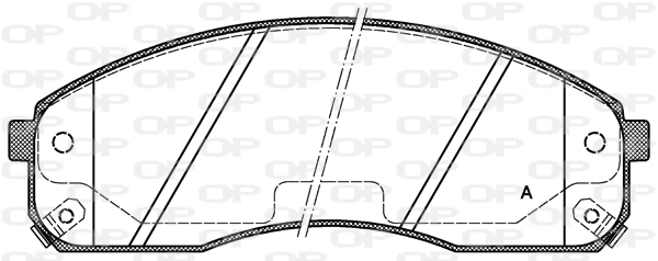 Brake Pad Set, disc brake (BPA0821.02)