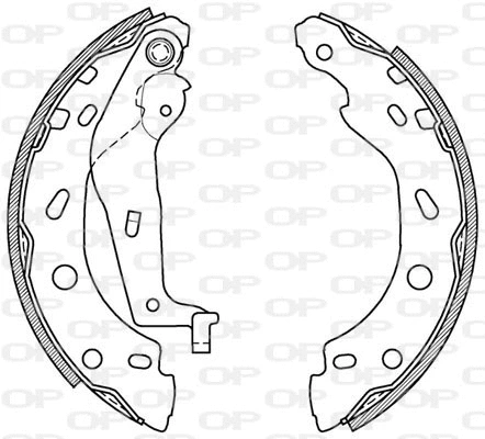 Brake Shoe Set (BSA2000.00)
