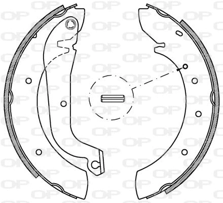 Brake Shoe Set (BSA2093.00)