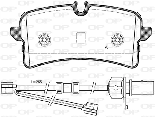 Brake Pad Set, disc brake (BPA1505.02)