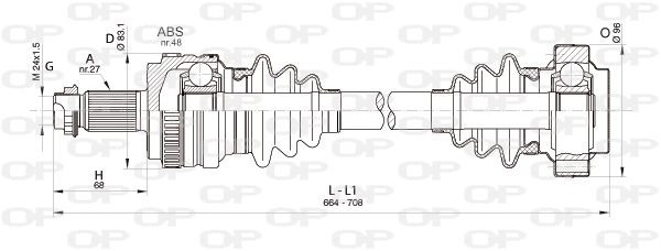 Drive Shaft (DRS6359.00)