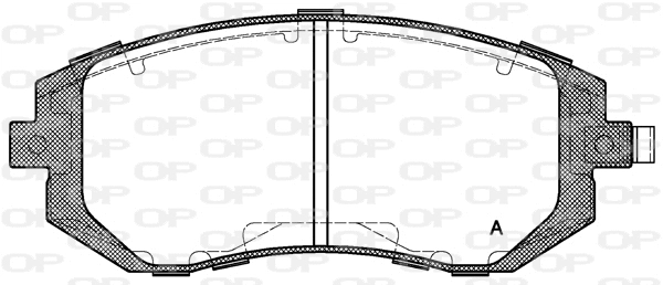 Brake Pad Set, disc brake (BPA0951.02)
