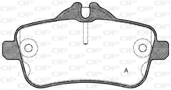 Brake Pad Set, disc brake (BPA1503.00)