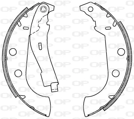 Brake Shoe Set (BSA2064.00)