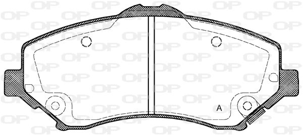 Brake Pad Set, disc brake (BPA1259.02)