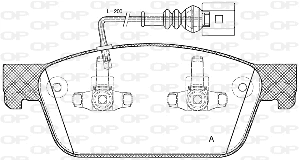 Brake Pad Set, disc brake (BPA1440.01)