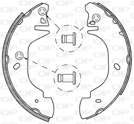 Brake Shoe Set (BSA2134.00)