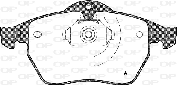 Brake Pad Set, disc brake (BPA0390.10)