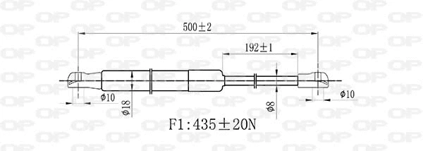 Gas Spring, boot/cargo area