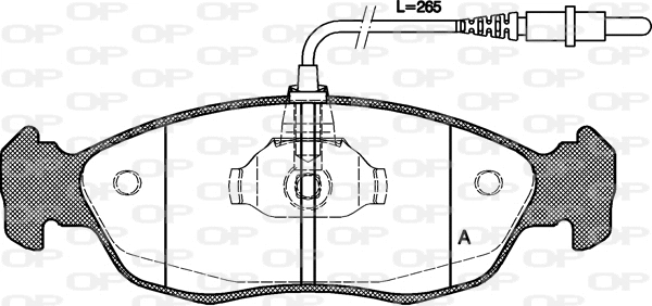 Brake Pad Set, disc brake (BPA0461.02)
