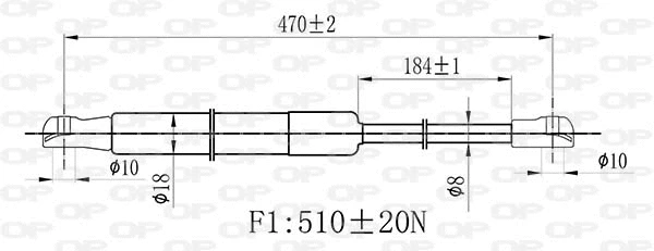 Gas Spring, boot/cargo area